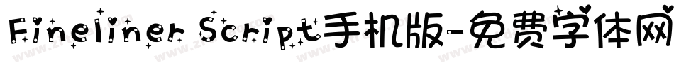 Fineliner Script手机版字体转换